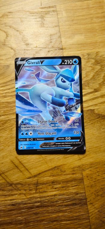 Carte Pokemon Givrali V 038/159