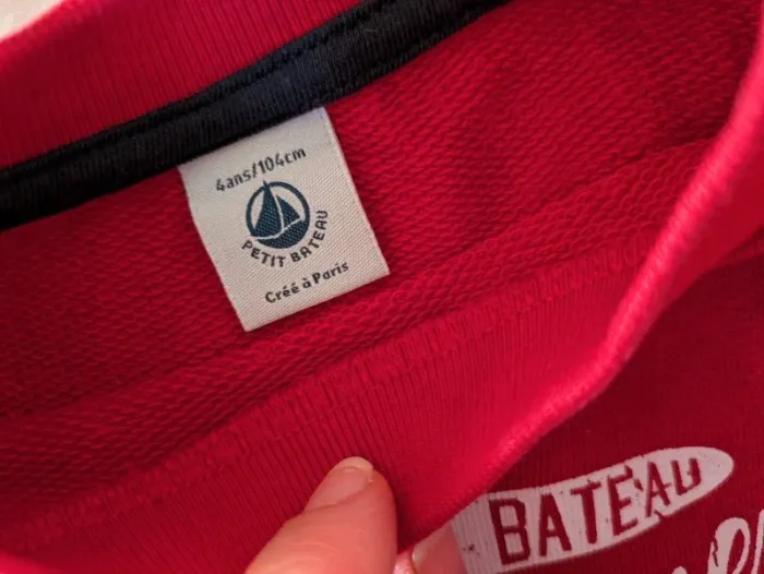 Sweat Petit Bateau garçon 3/4 ans - photo numéro 4