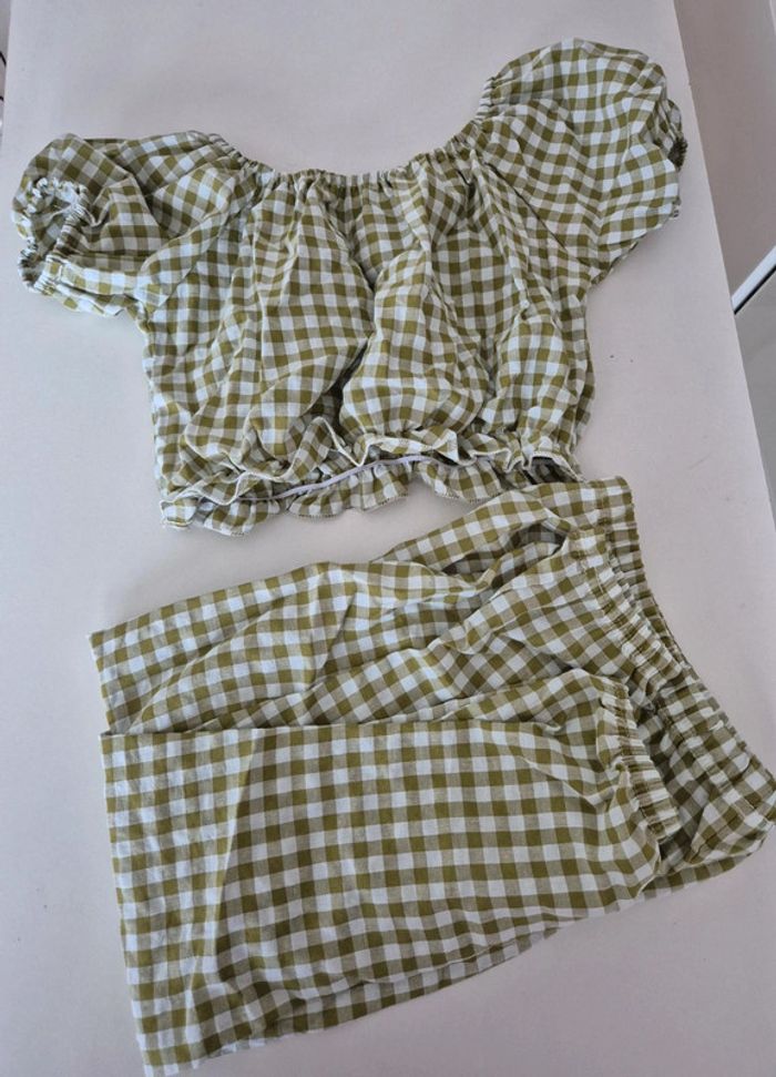 Ensemble vichy fille