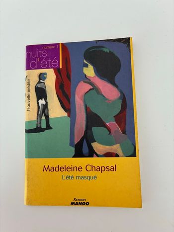 L’été masqué de Madeleine Chapsal