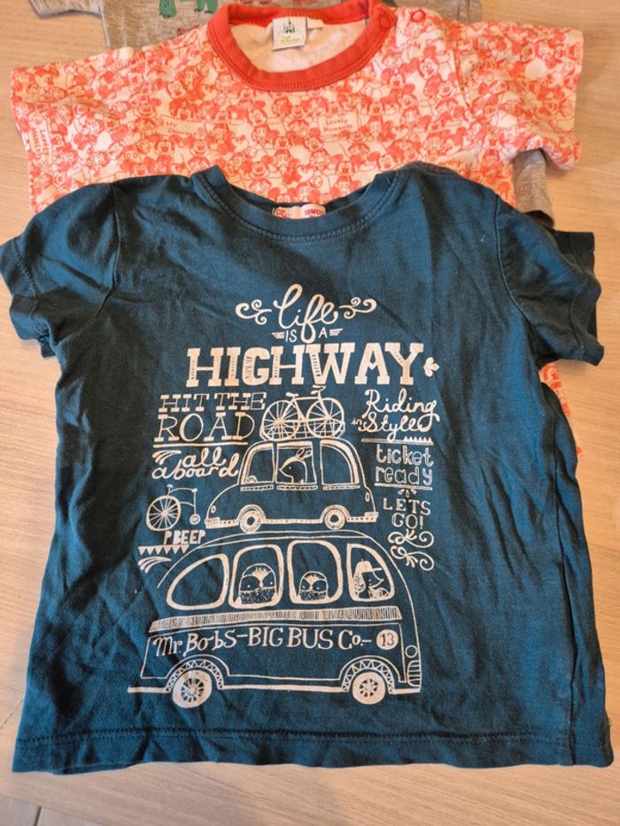 Lot de 3 t shirt manches courtes 3 mois - photo numéro 2