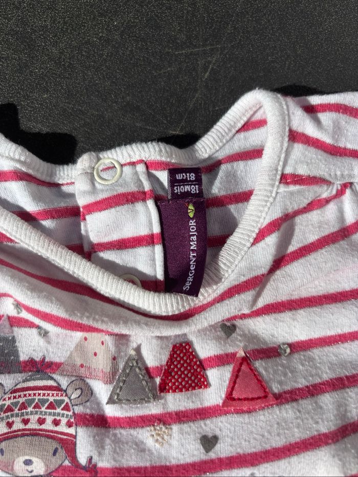 T-shirt manches longues 18 mois première étoile sergent major - photo numéro 3