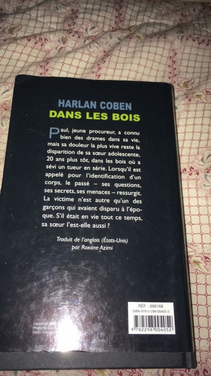 Livre Dans les Bois de Harlan Coben - photo numéro 2