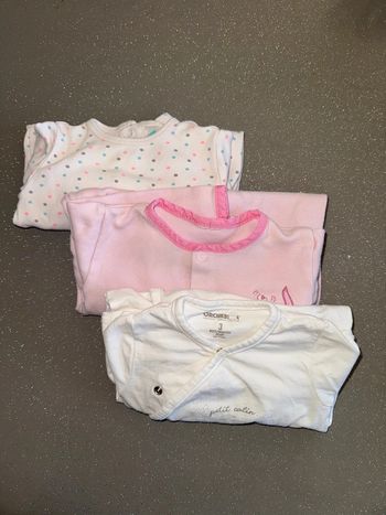 Lot de 3 pyjamas été 3 mois