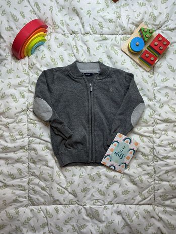 gilet zippé gris okaidi 3 ans
