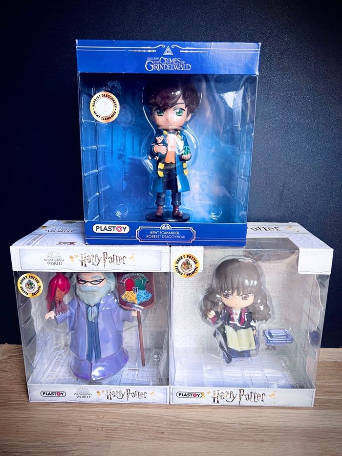 🧙♂️ Lot de 3 figurines Harry Potter & Animaux Fantastiques – Plastoy – Neuves