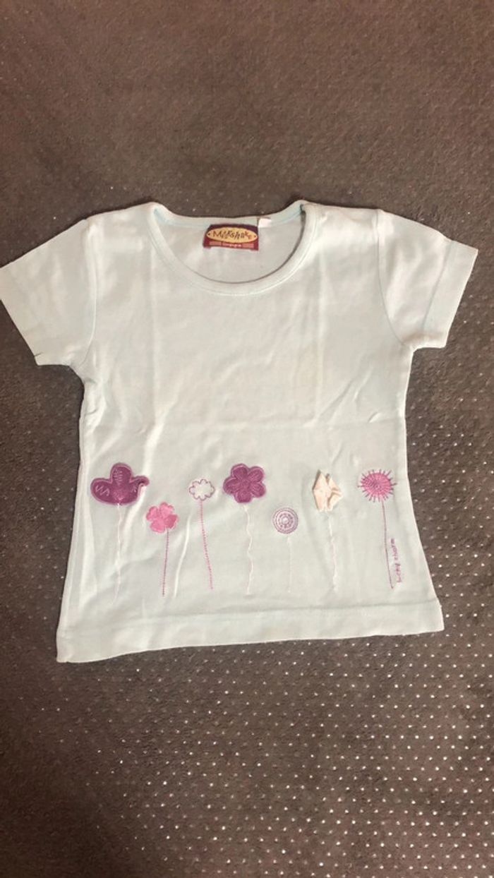 T-shirt manches courtes fille 5 ans