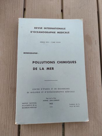 Pollutions chimiques de la mer