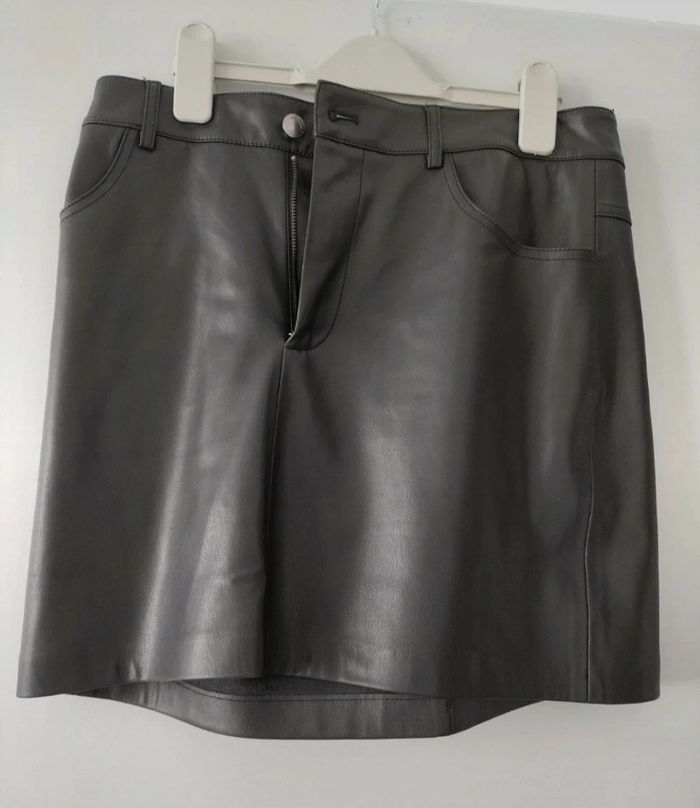 Jupe en cuir