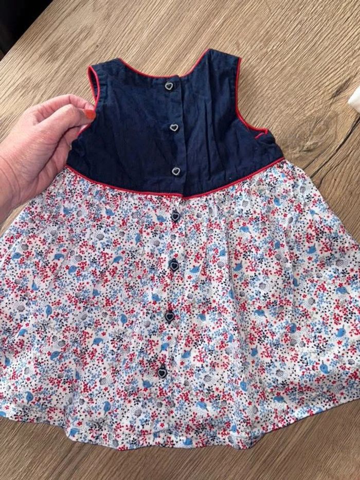 Lot bébé fille été sergent major robe 12 mois - photo numéro 5