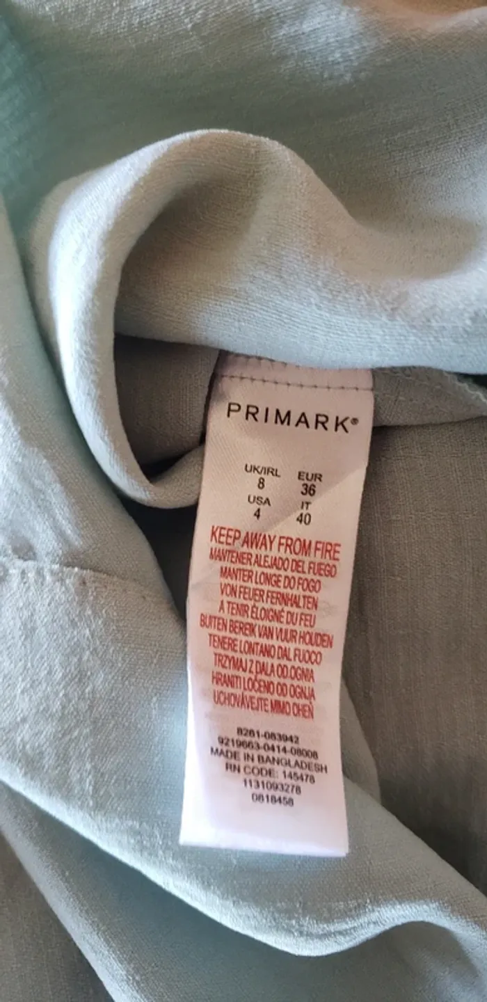 Blouse t-shirt femme neuve primark printemps été chic cérémonie - photo numéro 11