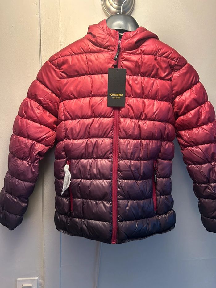 Krumba Fille Veste dégradée imperméable 11/12ans Polyester Gradient Résistant à l'eau
