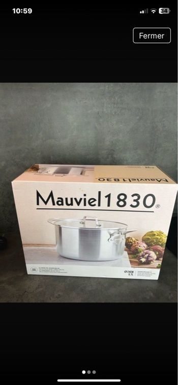 Très beau faitout  inox MAUVIEL 1830