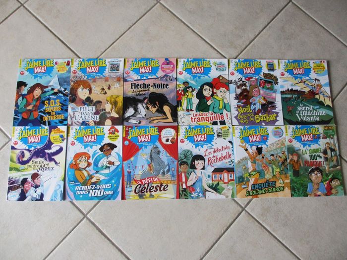 Lot de 12 magazines J’aime lire Max n° 248 à 259 - Bayard
