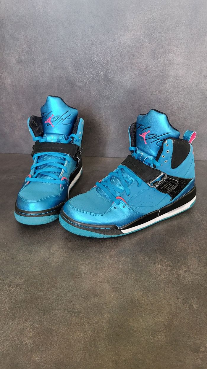 Jordan Flight 45 High Premium GS Dynamic Blue - 547769406 - Size : 40 🌈🌈