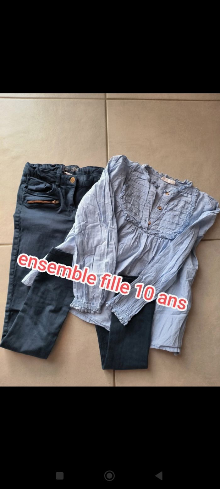 Ensemble fille 10 ans