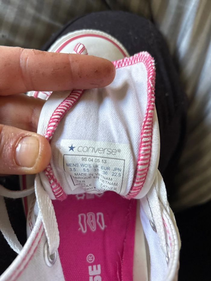 Converse cuir pointure 36 - photo numéro 6