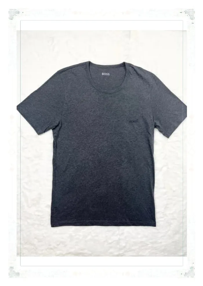 T-shirt Hugo Boss gris anthracite - Taille L - Homme - photo numéro 2