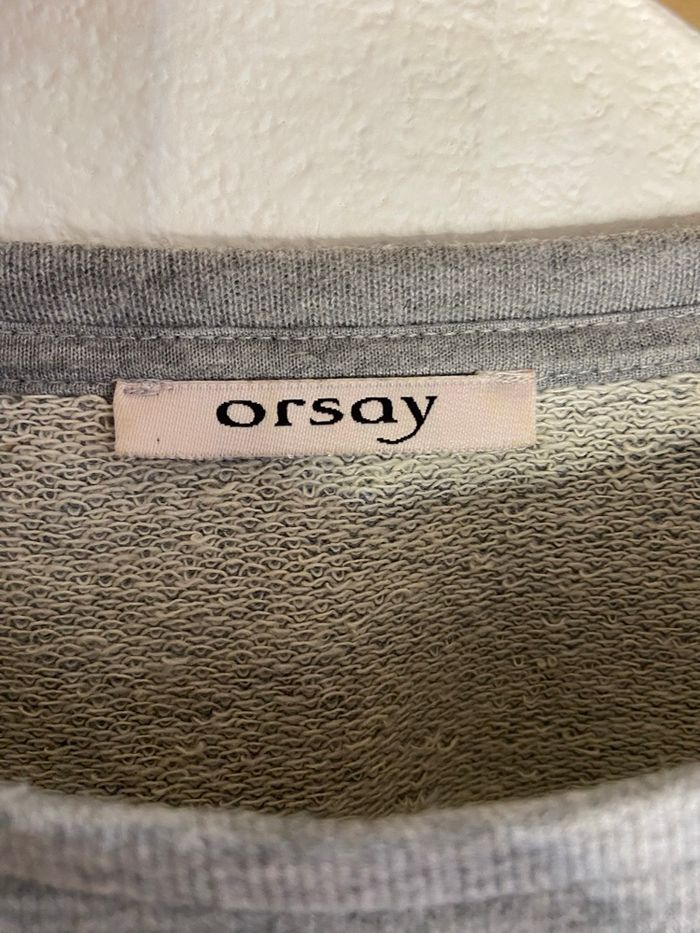 Sweat Orsay gris femme - photo numéro 3