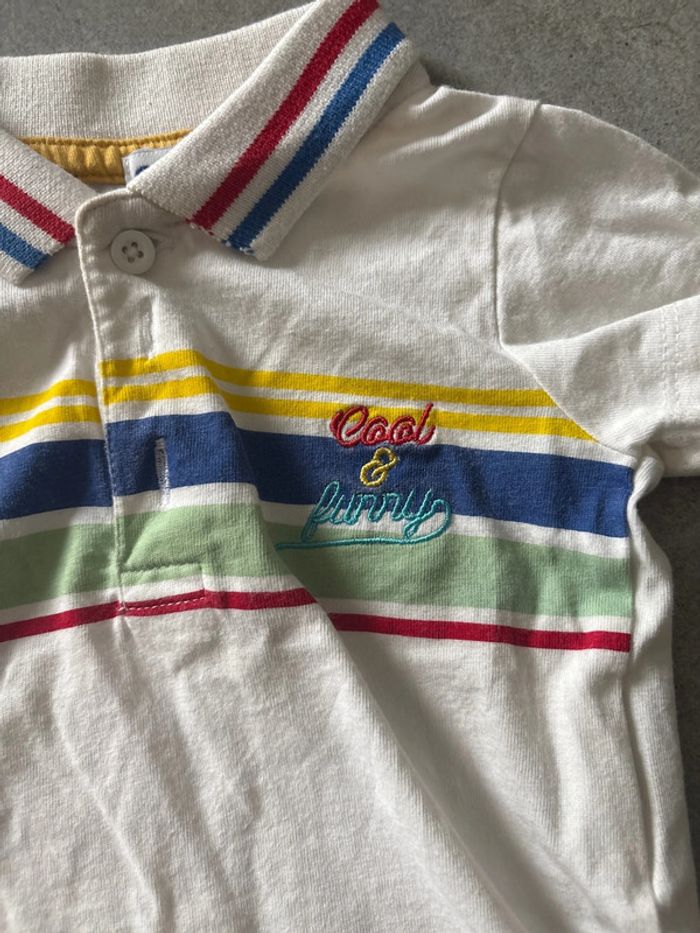 Polo rayé multicolore - photo numéro 2