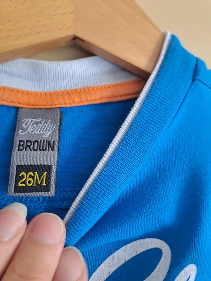 T-shirt garçon comme neuf 26 mois teddy brown - photo numéro 7