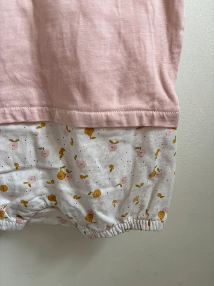 Pyjama été rose fruits Sergent Major 3 mois - photo numéro 4