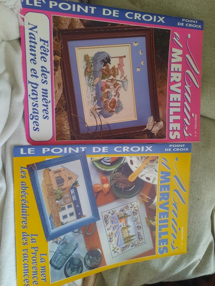 Loisir le point de croix fête des mères nature abécédaire mer