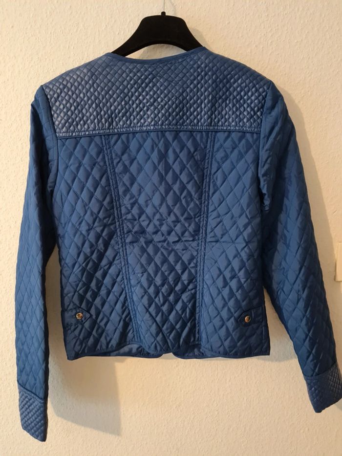 Veste bi matière bleu Cache Cache - photo numéro 3