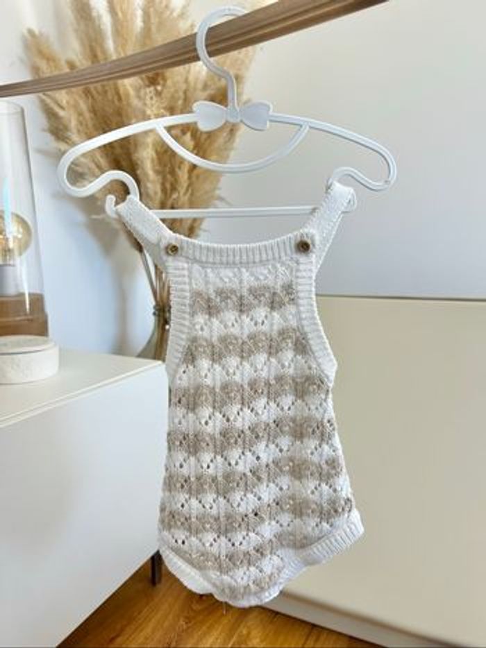 Combinaison bloomer maille 1-3mois/62cm - Zara