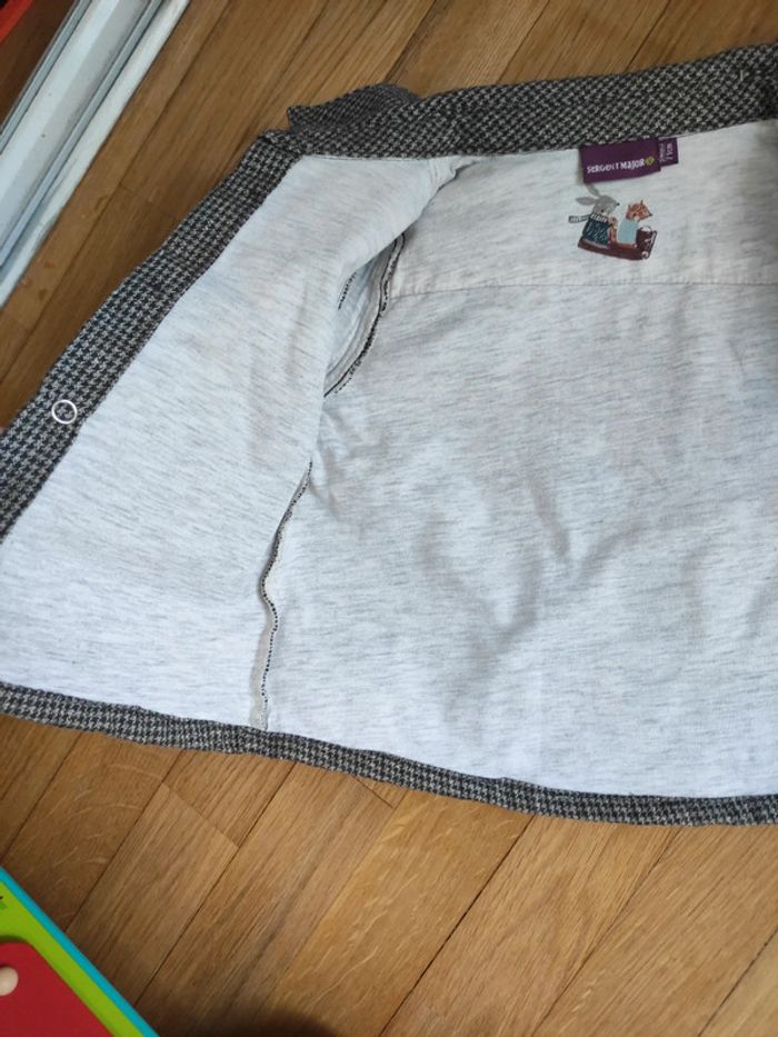 Chemise veste doublé garçon 9 mois Sergent Major - photo numéro 4