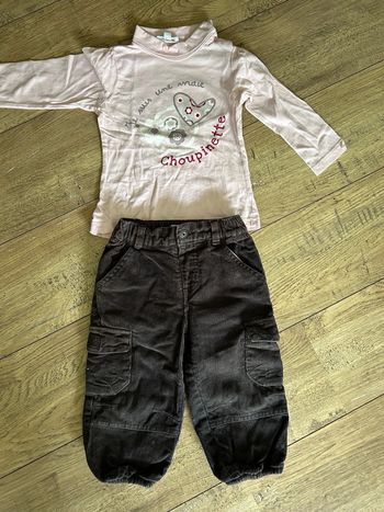 Ensemble bébé fille 18 mois