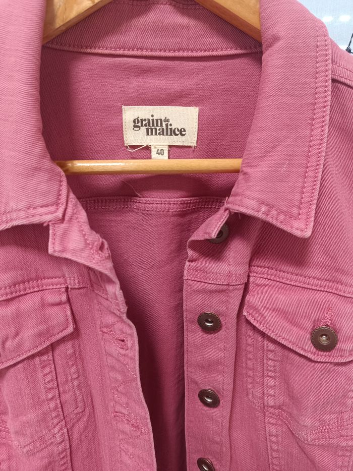 Veste en jean grain de malice très bon état - photo numéro 2