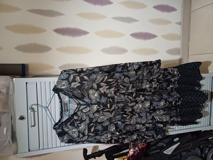 robe midi à manches longues Taille Unique