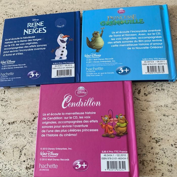 Lot de 3 livres d histoire avec CD