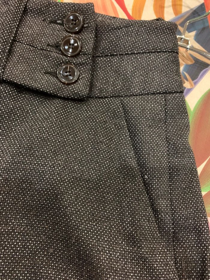 Pantalon noir chiné chaud de Caroll taille 38 - photo numéro 12