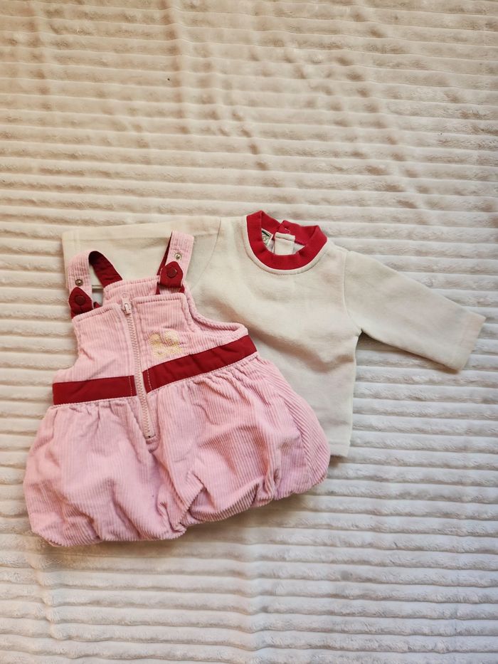 Lot 2 ensembles bébé fille Tom & Kiddy – 6 mois 👗👶 - photo numéro 4