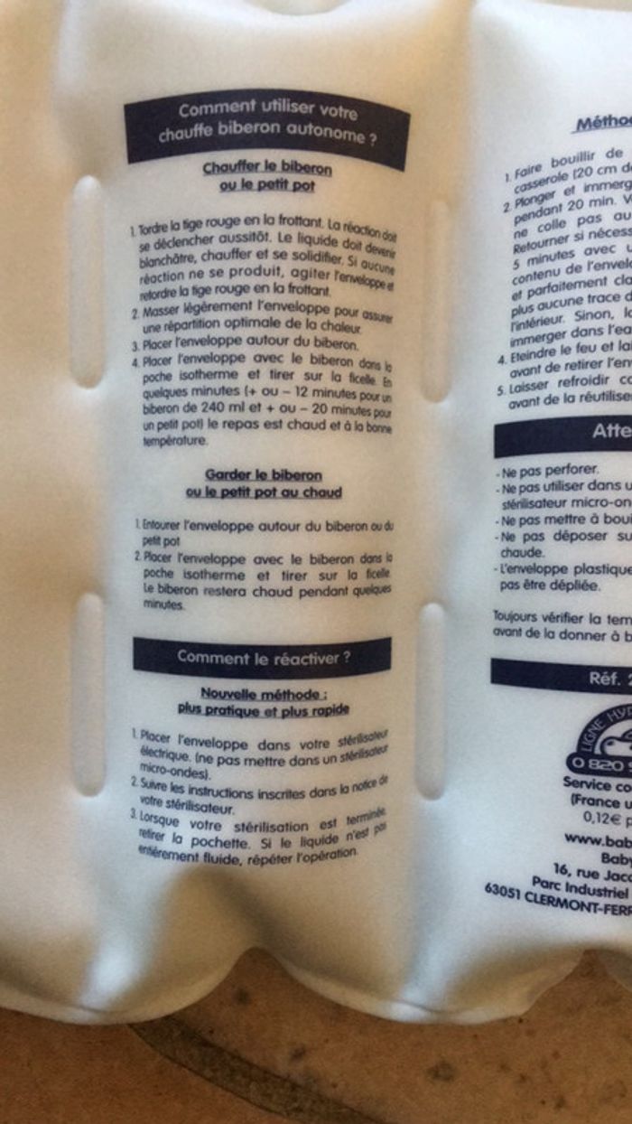 Chauffe biberon autonome « Baby moov - photo numéro 2