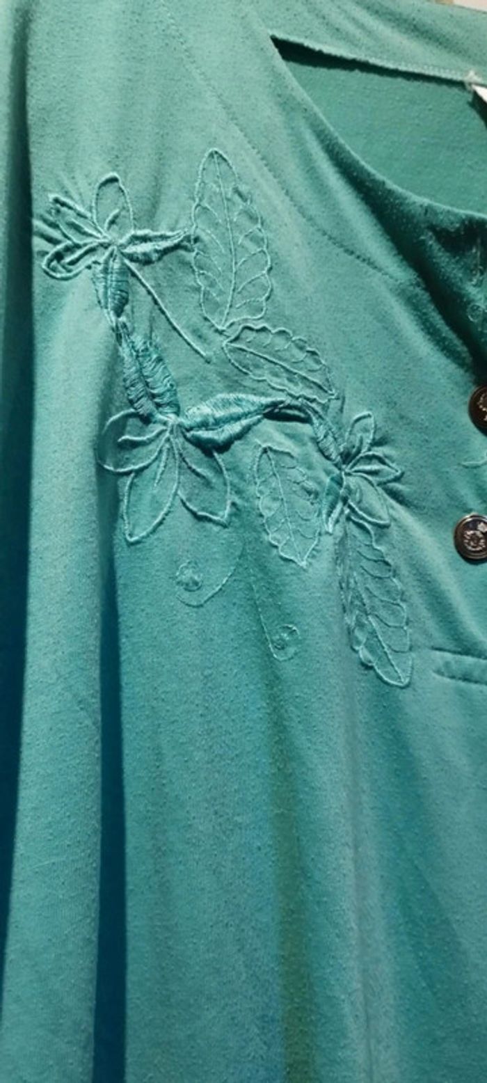 Blouse femme a épaulettes - photo numéro 5
