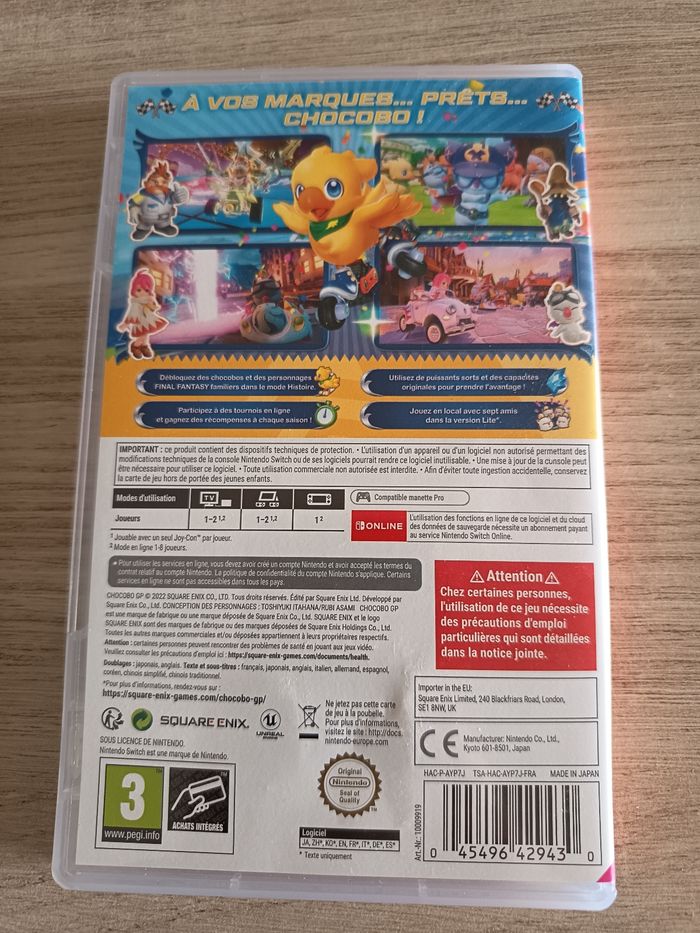 Nintendo Switch Chocobon GP - photo numéro 2