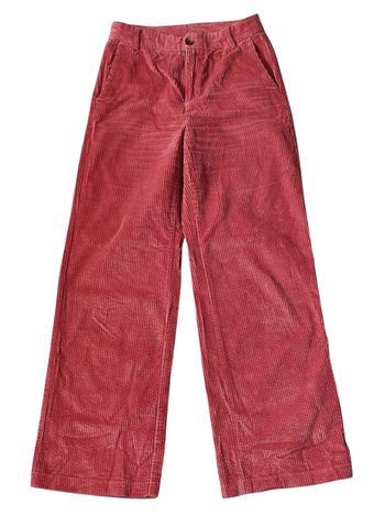 Pantalon rose velours côtelé taille S