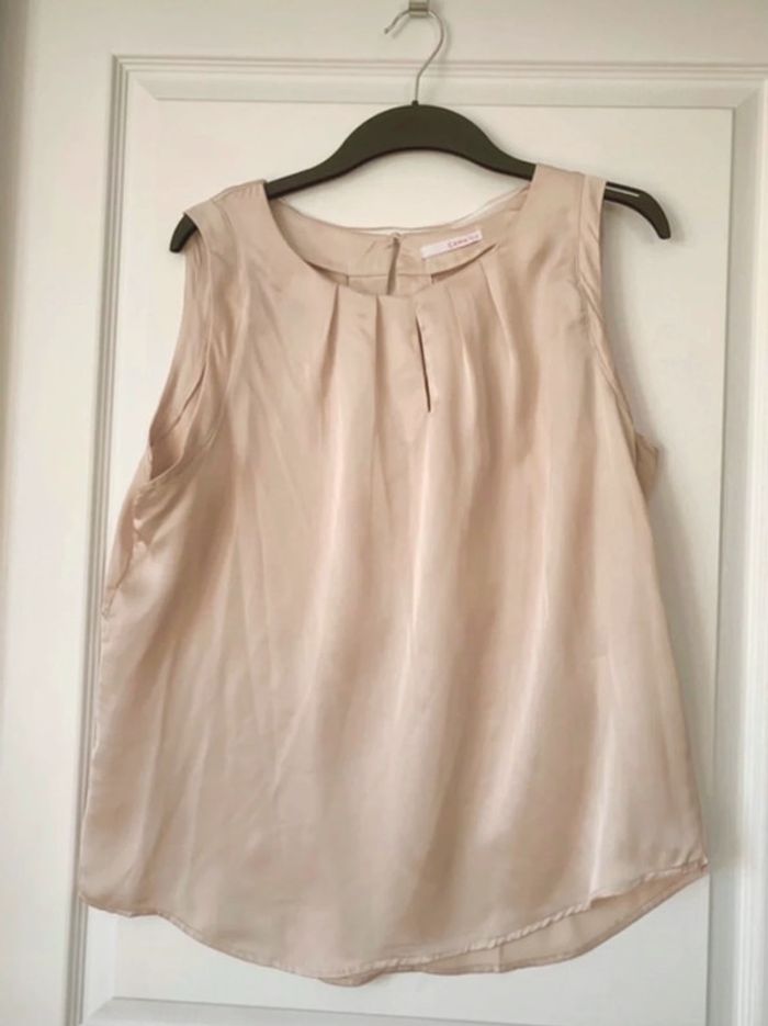 Top satin Camaïeu taille 42/44