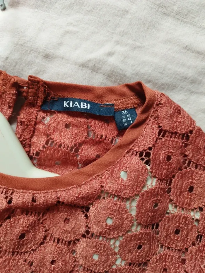 Tunique terracotta Kiabi taille 36 - photo numéro 2