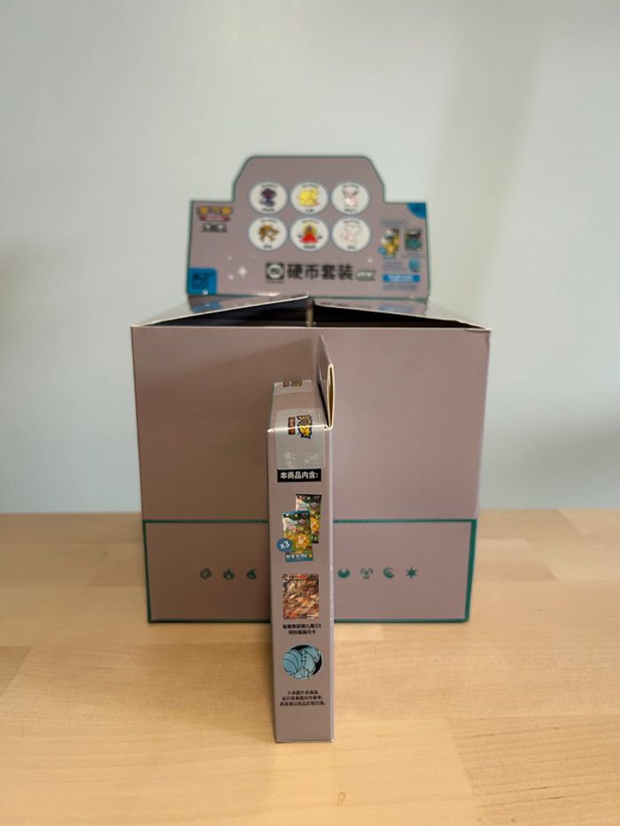 Coffret Pokémon Chinois 151C Collect 151 Hope Coin Set EX - Feunard - Neuf & Scellé - photo numéro 3