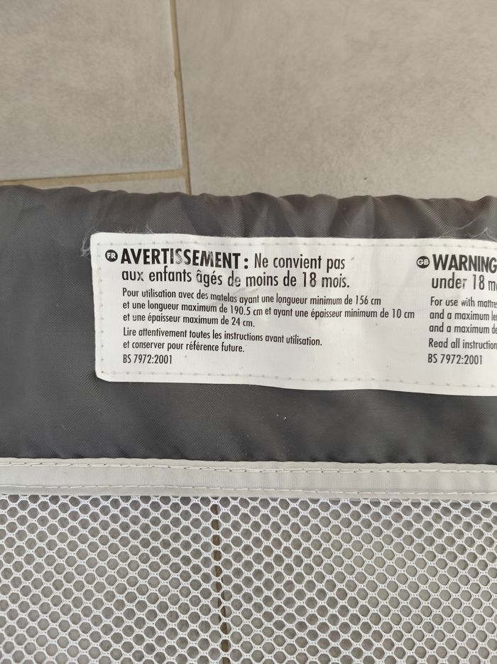 Barrière de lit pliable - photo numéro 4