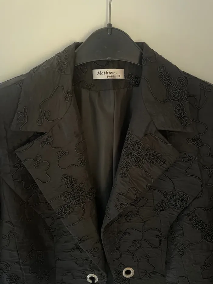 Veste noire Mathieu T2 - photo numéro 2
