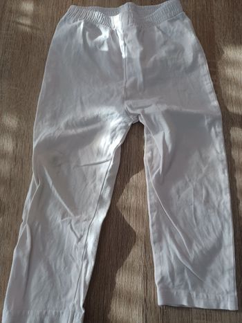 Legging blanc  18 mois