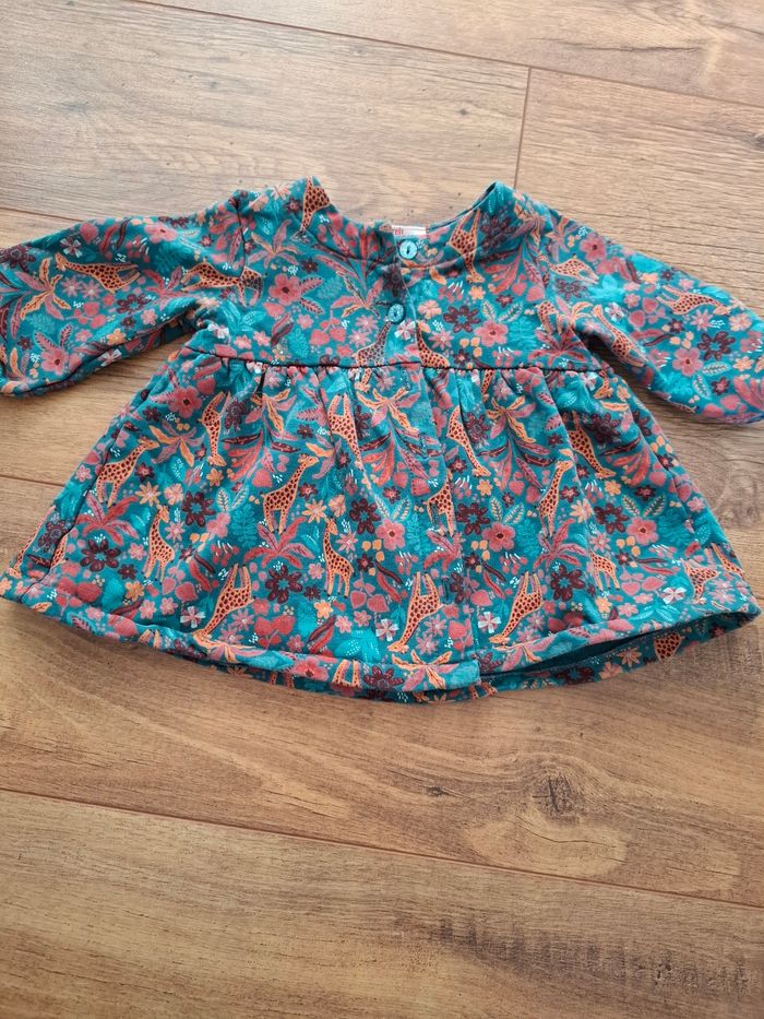 Tunique manche longue 3 mois fille DPAM