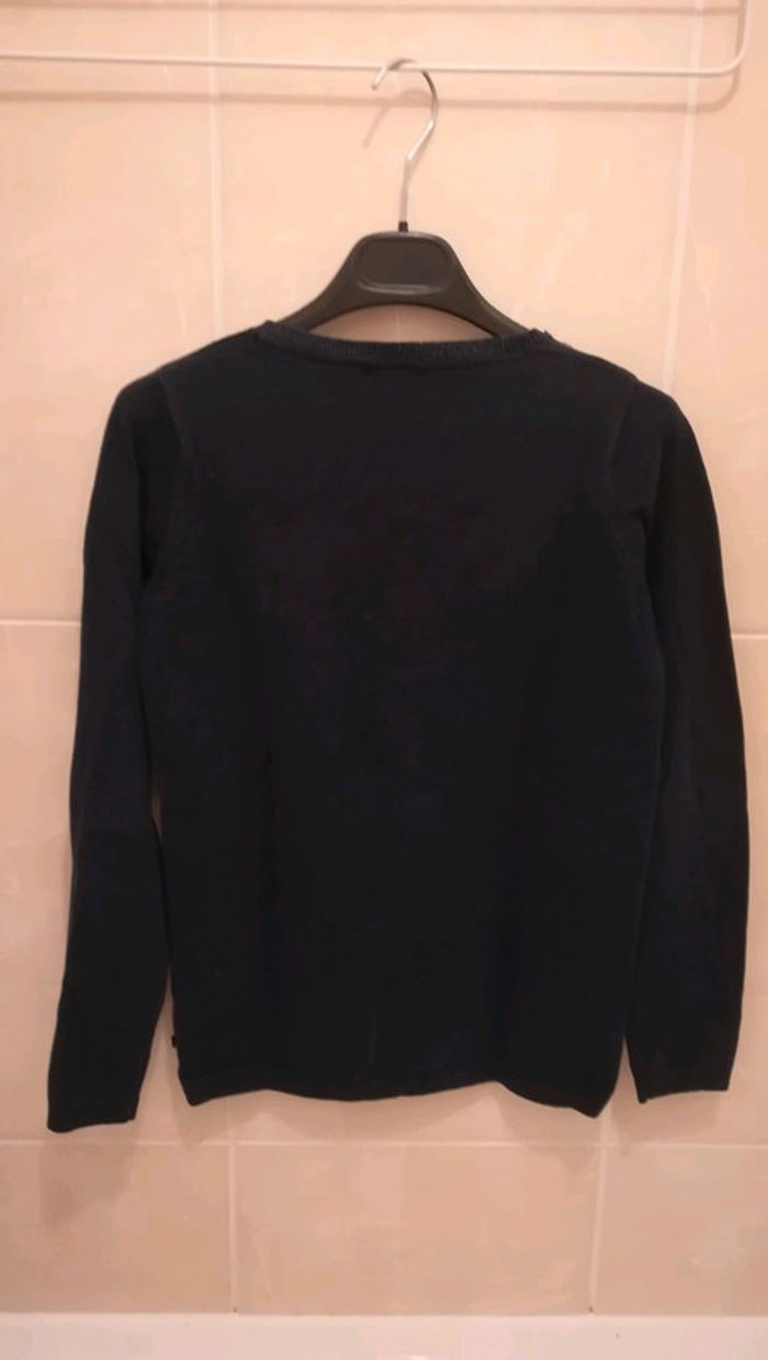 Gilet bleu T14 ans - V92B - photo numéro 3