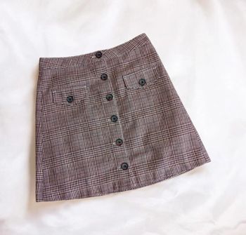 Petite jupe à carreaux t34/36