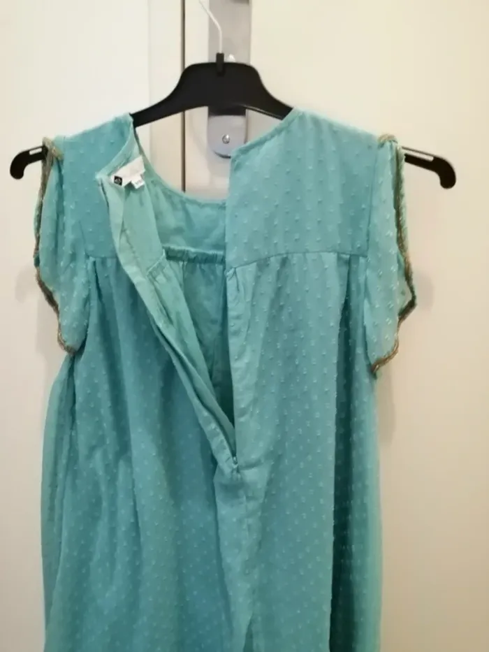 Robe légère bleu turquoise - photo numéro 3